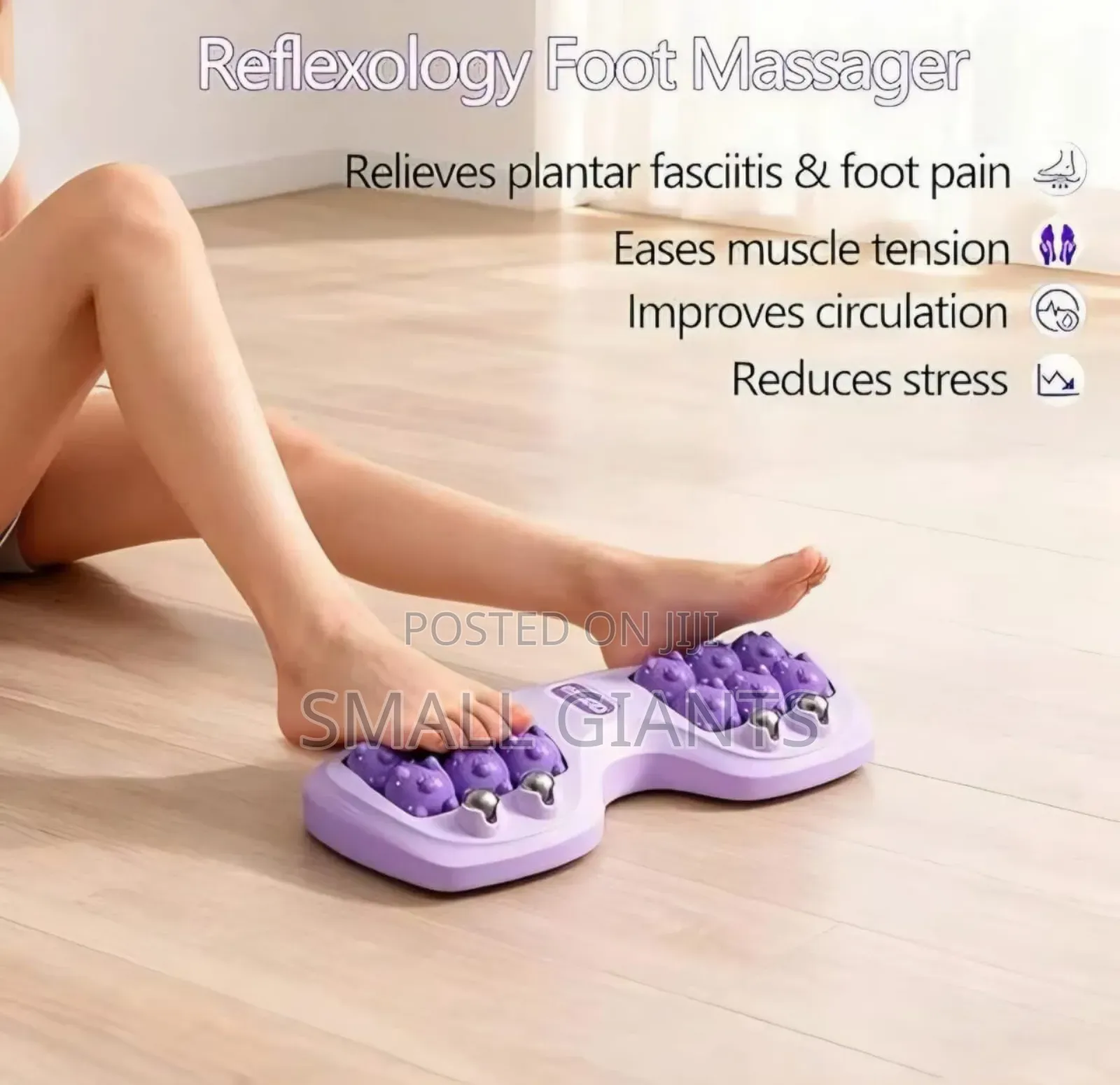 Portable Dual Foot Massage Roller