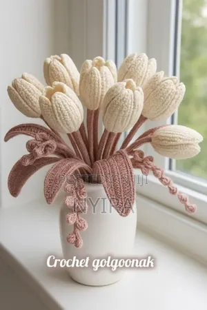Crochet Flower Bouquet and Home Decor