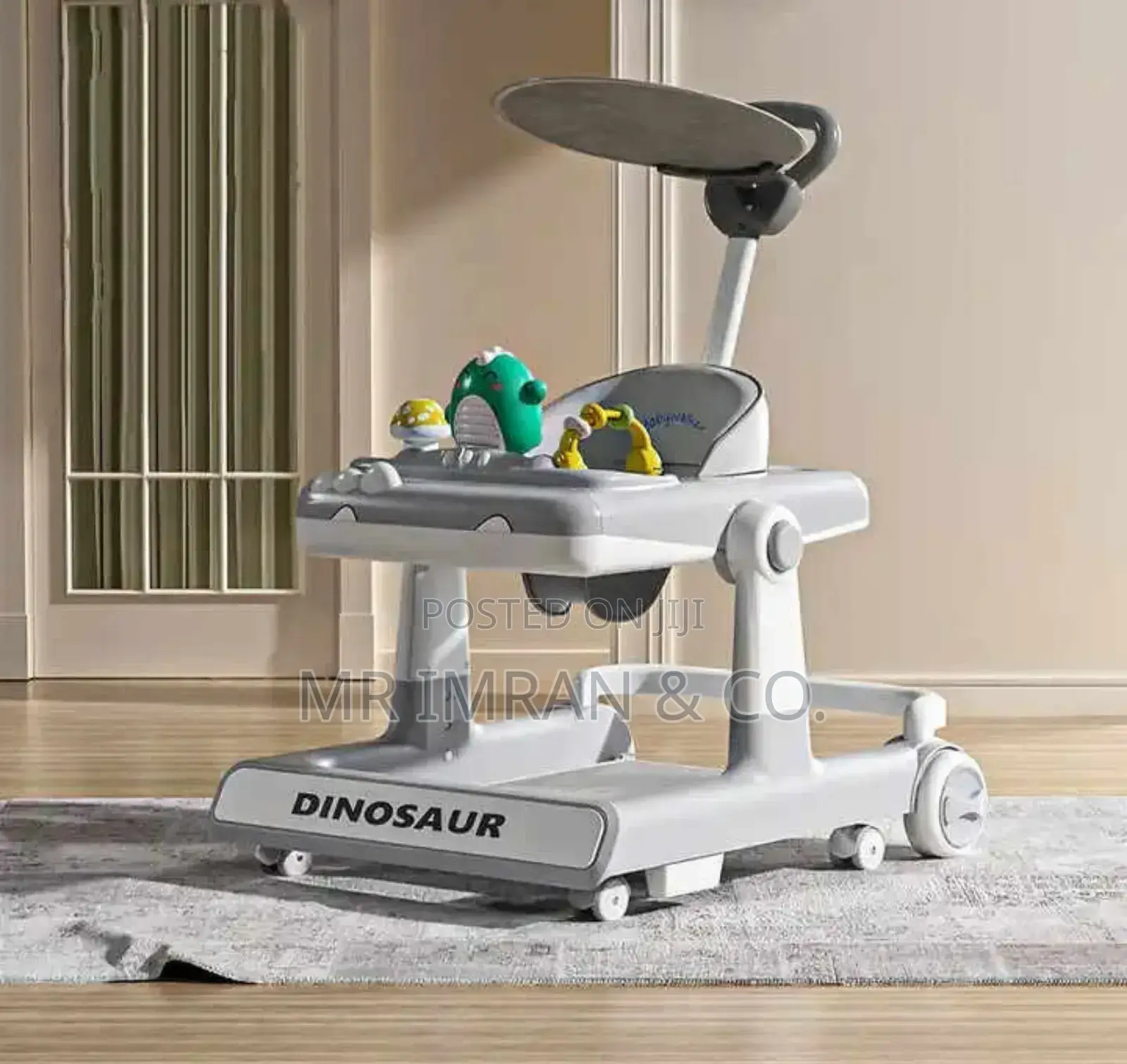 Multi-Functional 4-in-1 Device Dinosaur Baby Walker