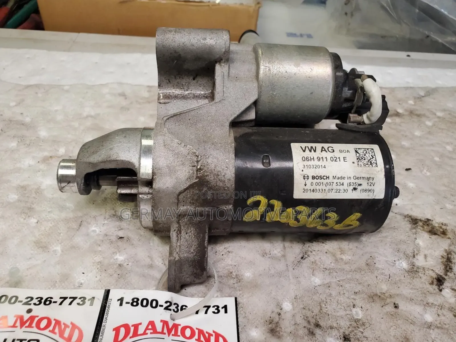 Motor Starter for Audi Q5, A4, A3.