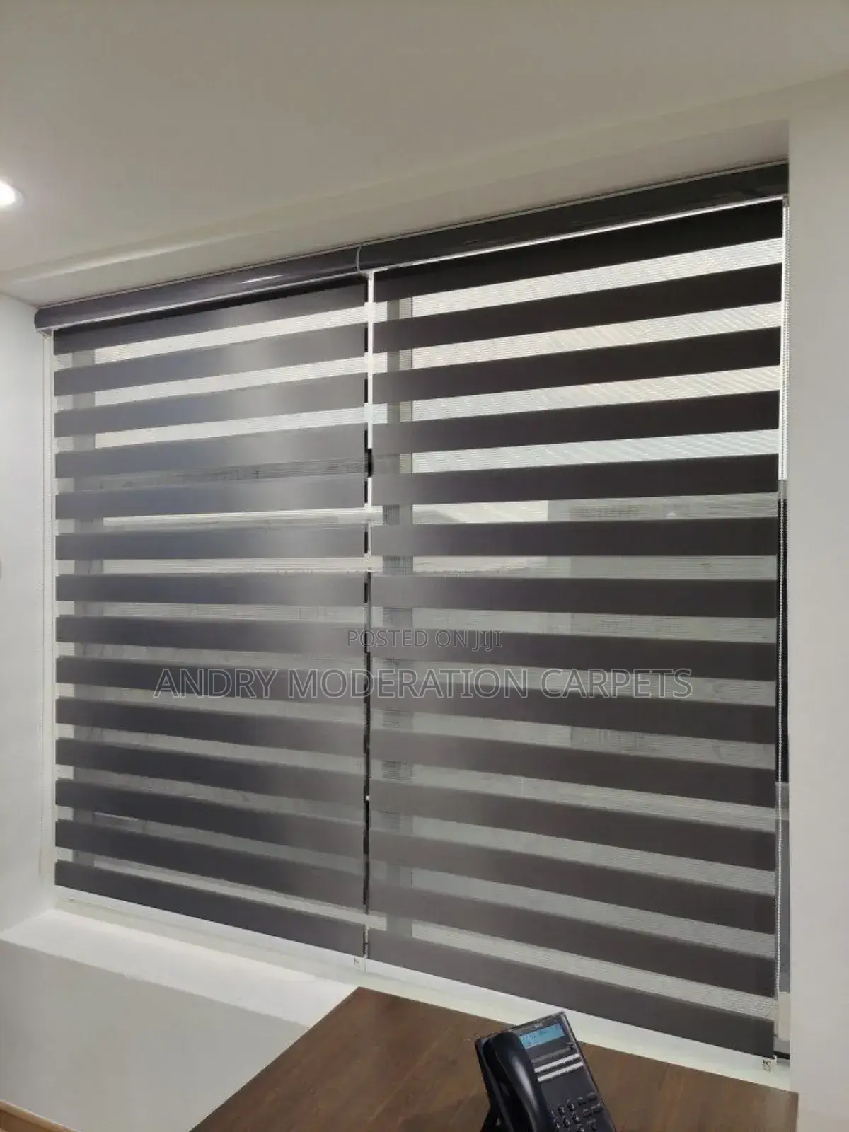 Elegant Office Zebra Blind Curtains