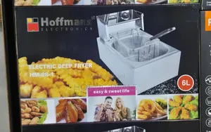 6l Hoffmans Electric Deep Fryer Stainless Steel - Silver