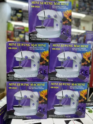 Sm-202a Mini Sewing Machine With Double Thread Two-Speed Control