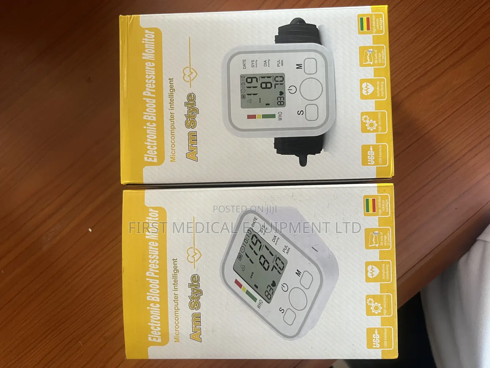 Arm Style Electronic Blood Pressure Monitor