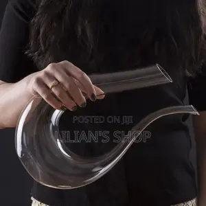 Crystal Harp Swan Shaped Handmade Crystal Wine Decanter