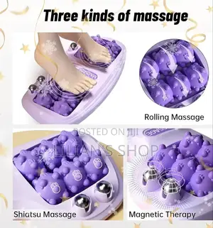 Portable Dual Foot Massage Roller.