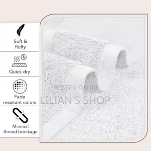 White, Square Cotton Hand Towels Or Face Cloths.