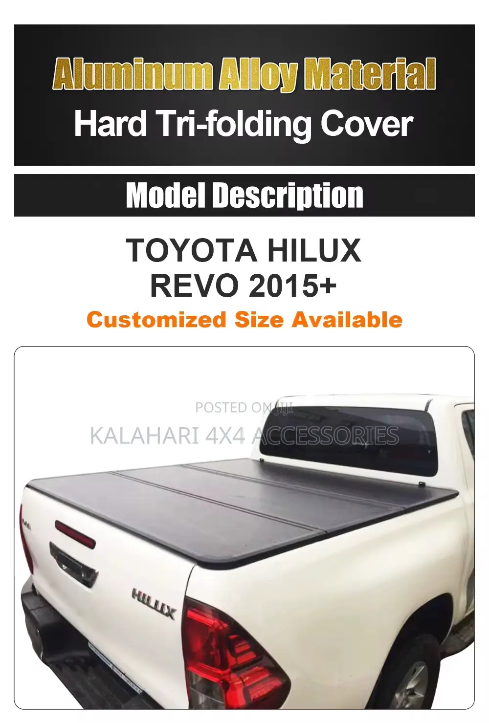 Hilux Aluminum Trifold Covers