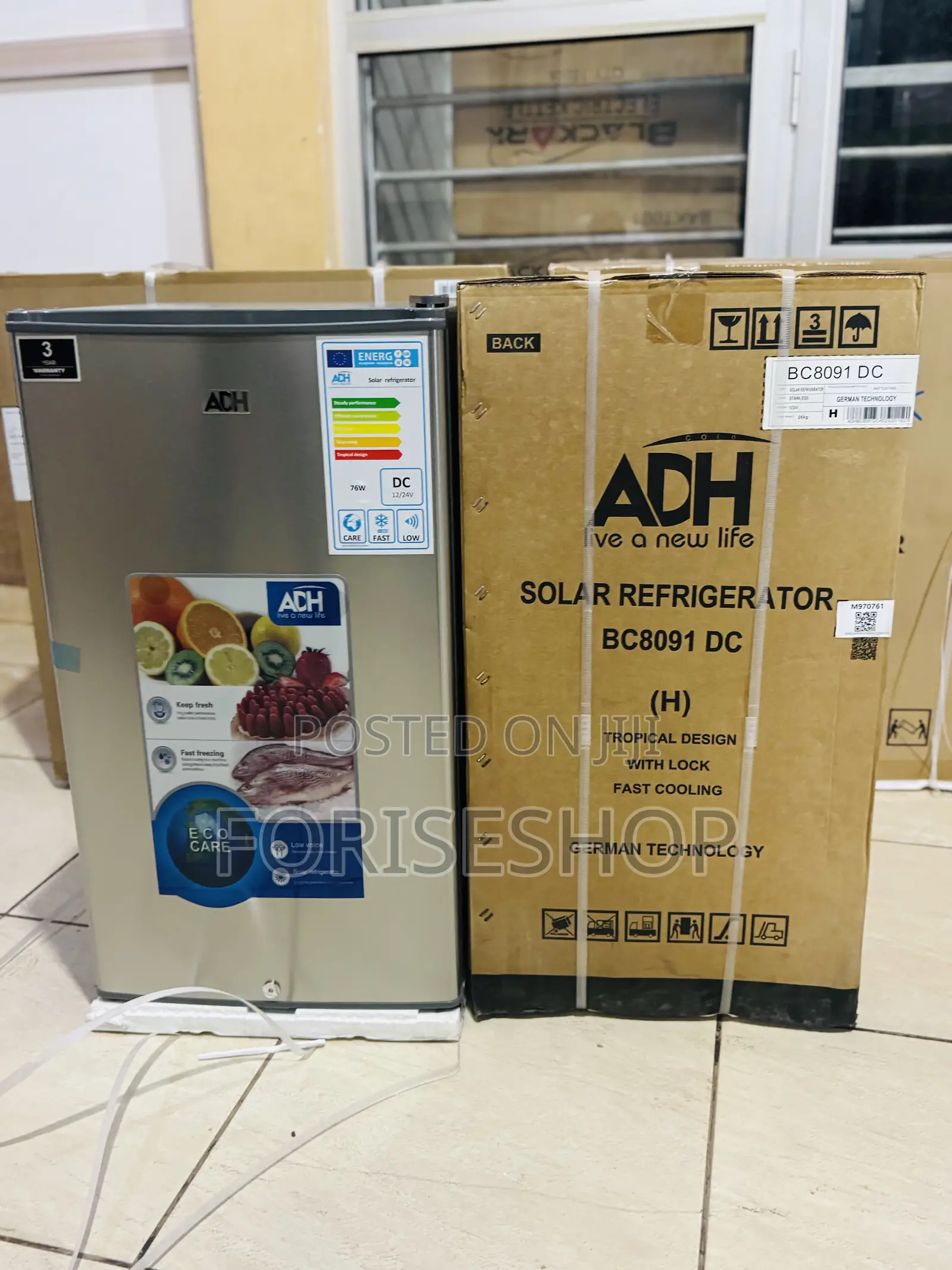 Adh Single Door Fridge Solar