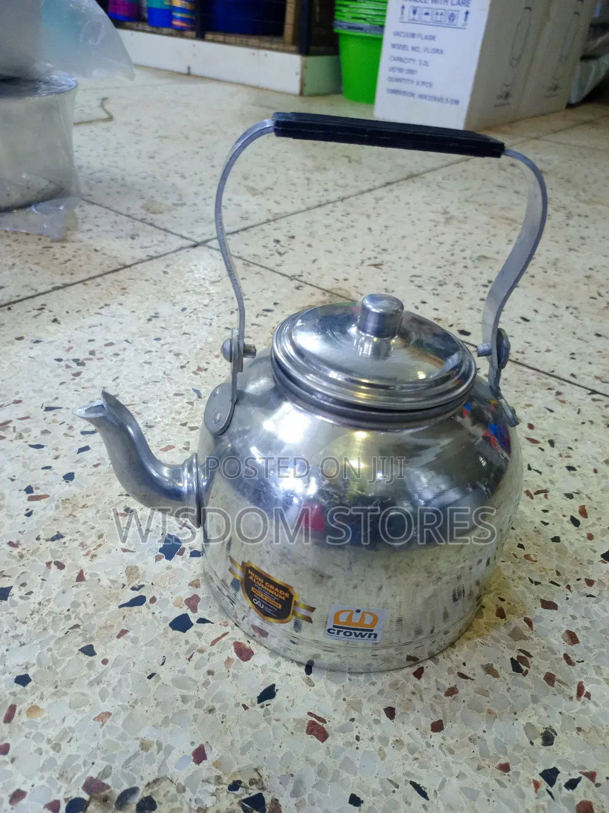 Crown Brand Aluminium Tea Kettle 4l