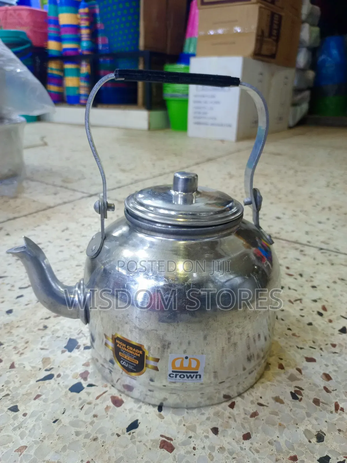 Crown Brand Aluminium Tea Kettle 4l