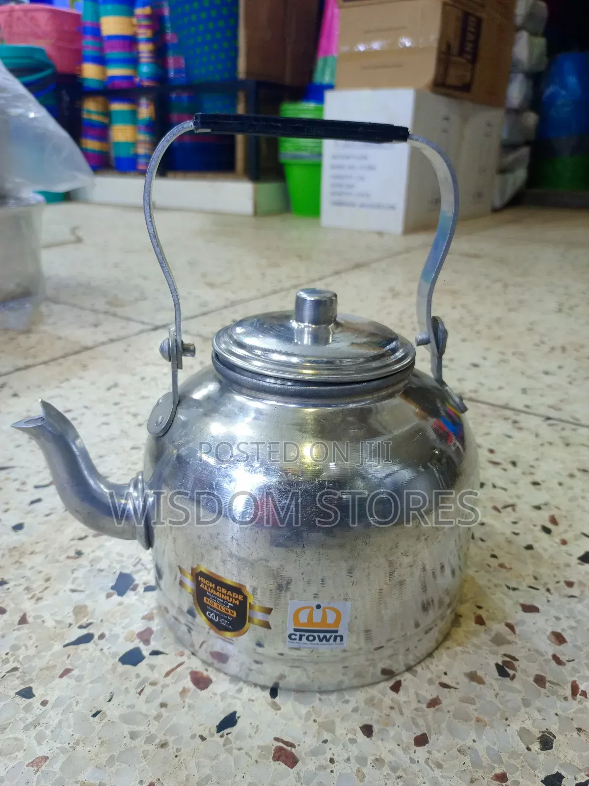 Crown Brand Aluminium Tea Kettle 4l