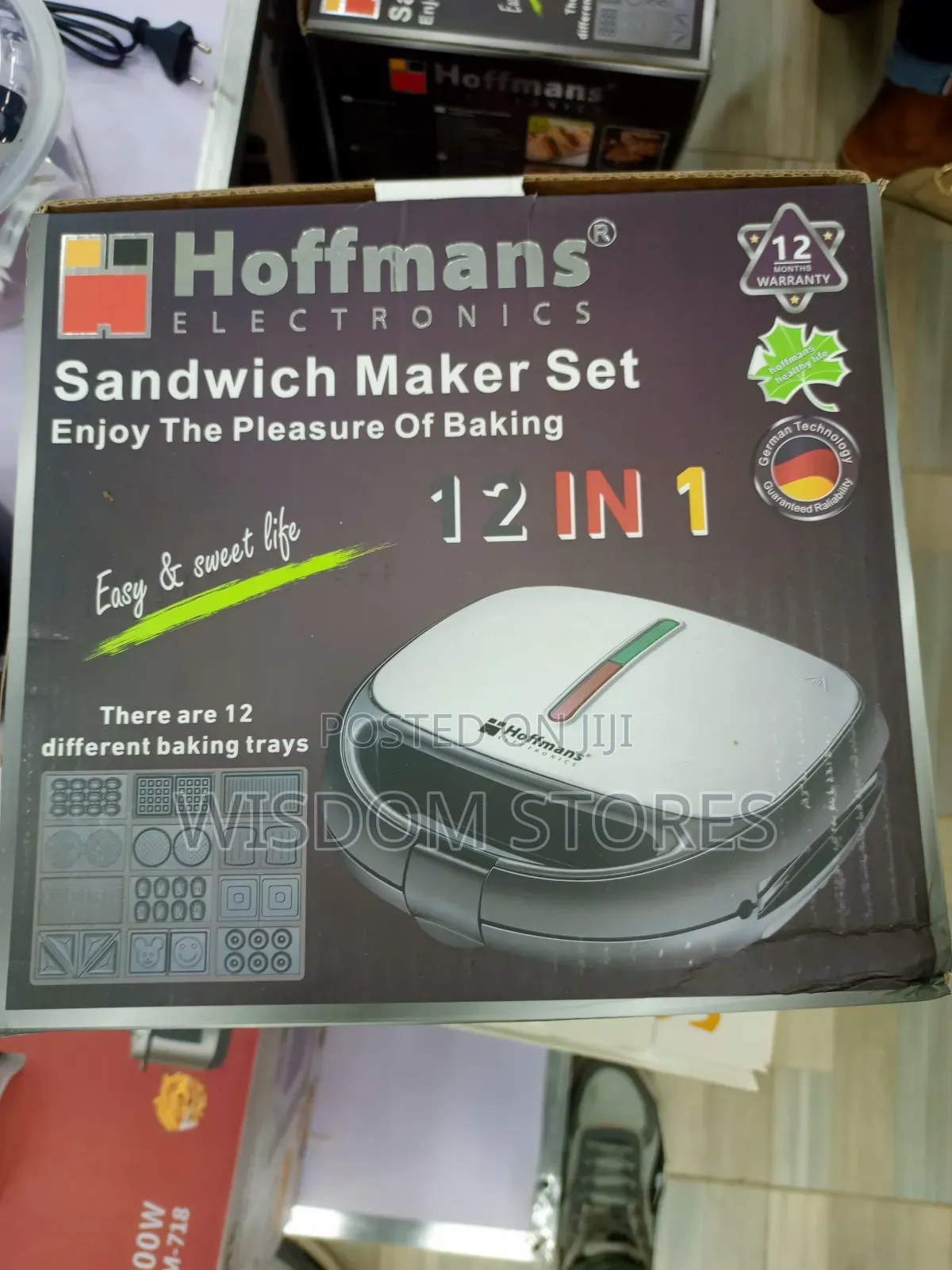 12n1 Sandwich Maker Set.