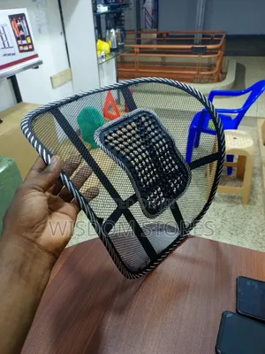 Ergonomic Mesh Lumbar Support Cushion.