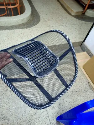Ergonomic Mesh Lumbar Support Cushion.