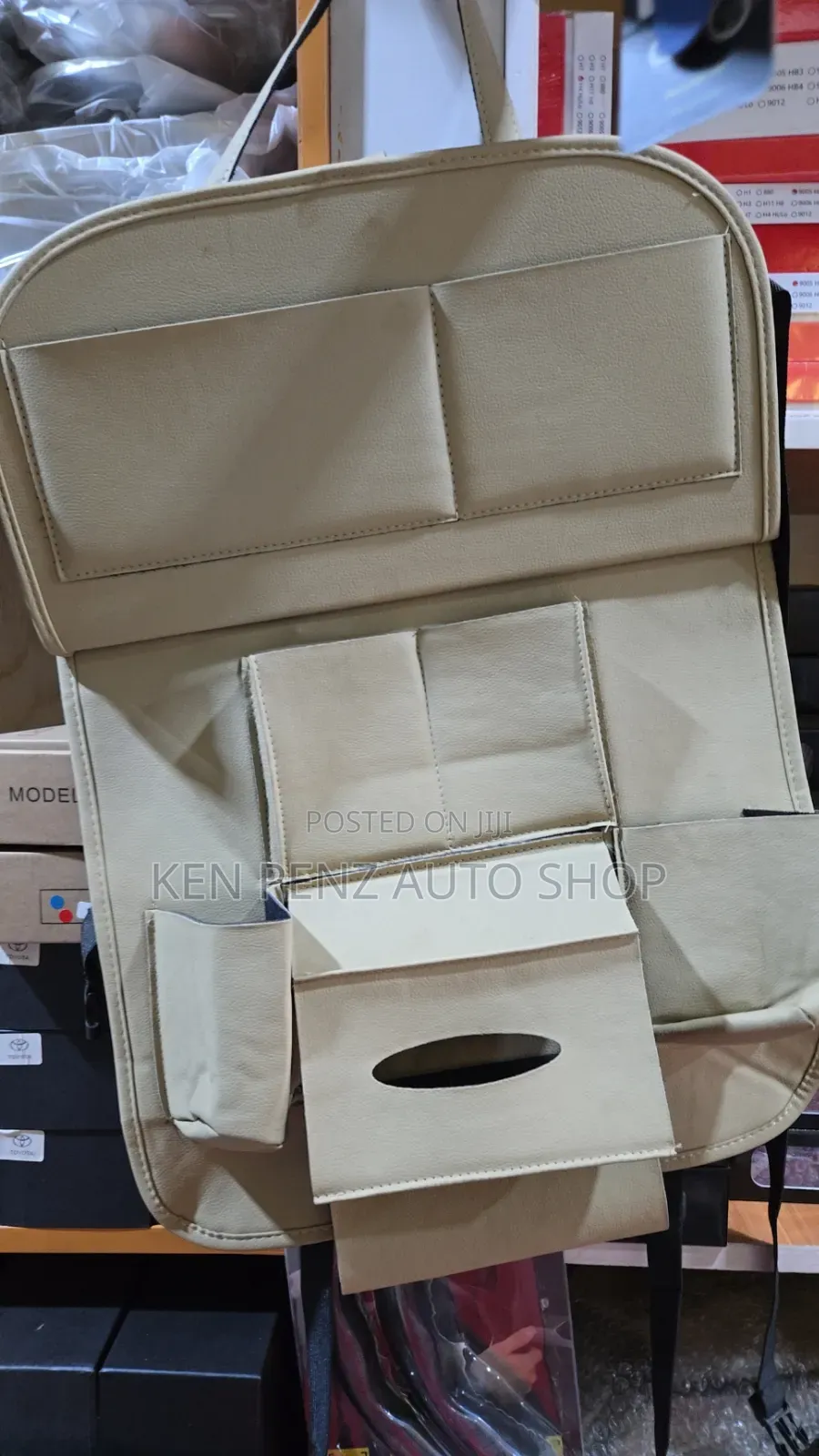 Universal Pu Leather Car Backseat Organizer