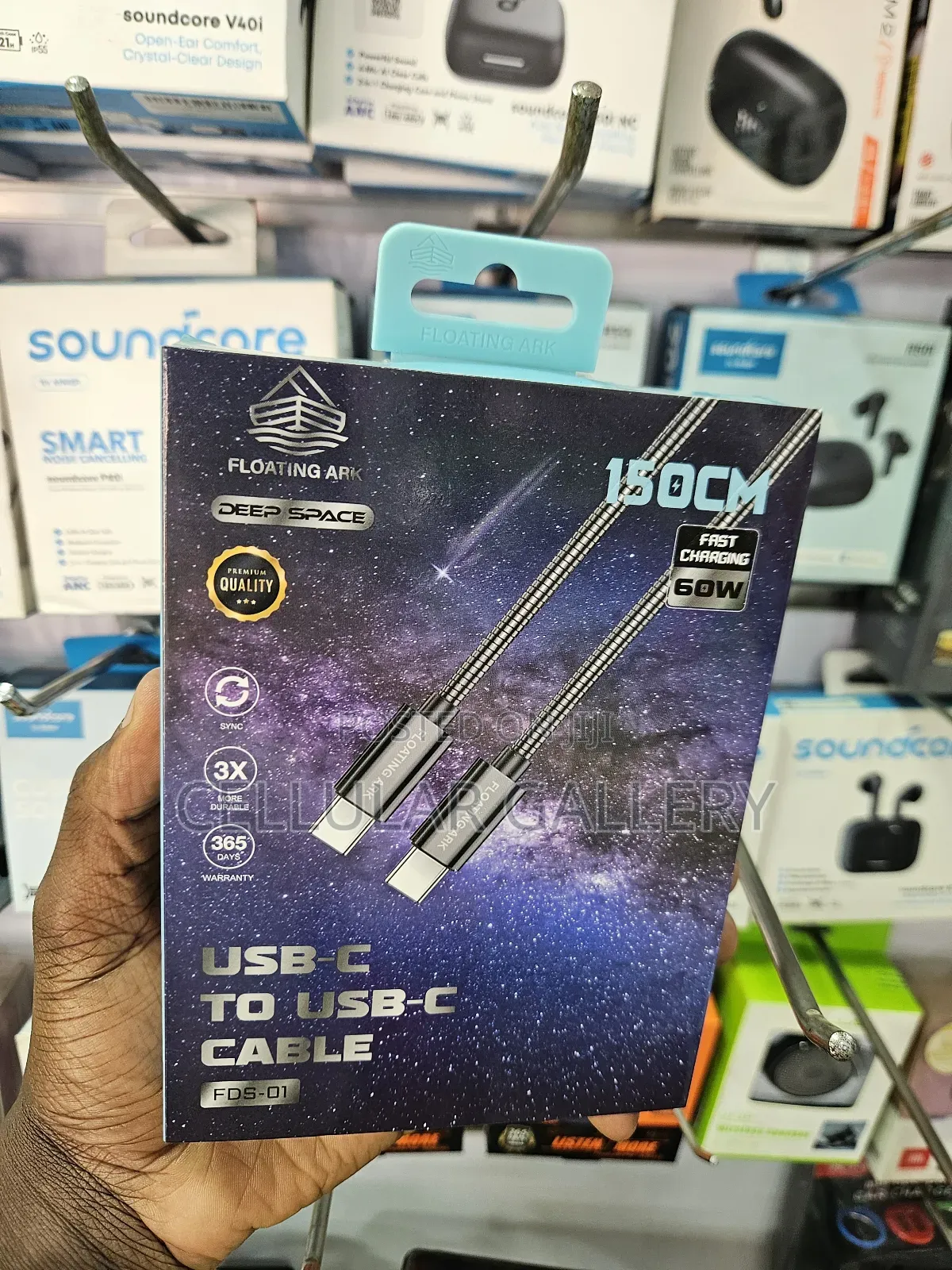 Floating Ark Usb-C to Usb-C Cable 60w 150cm