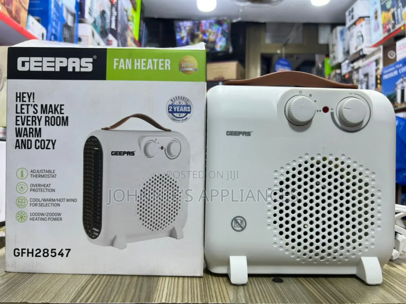 Geepas Fan Heater Fun