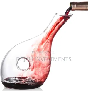 Crystal U Shape Glass Wine Decanter