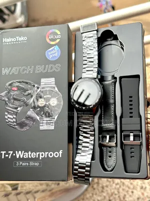 Haino Teko St-7 Waterproof Smartwatch With Integrated Earbuds