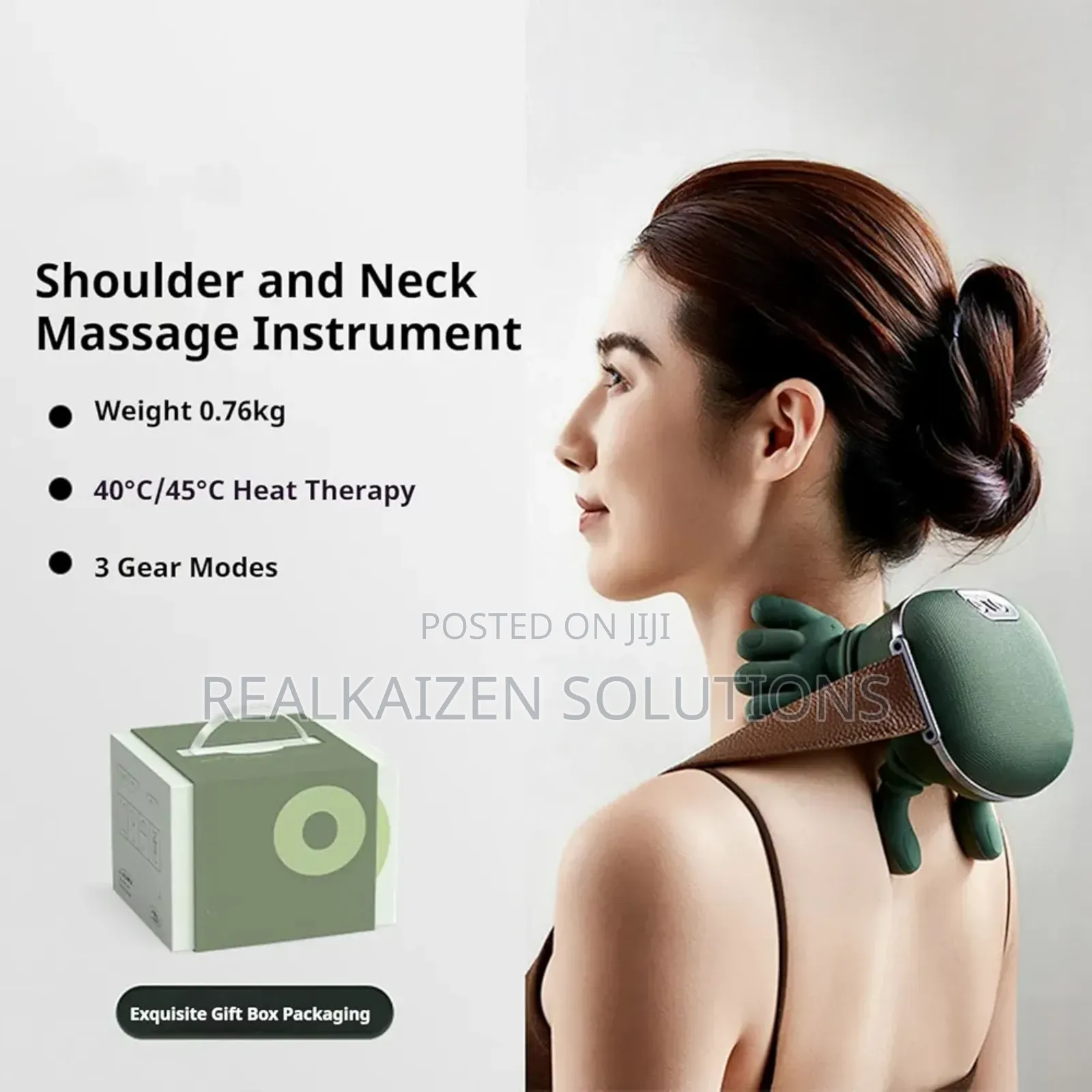 Siaasoo 3d Kneading Neck| Shoulder | Leg Massager Just Like Fingers