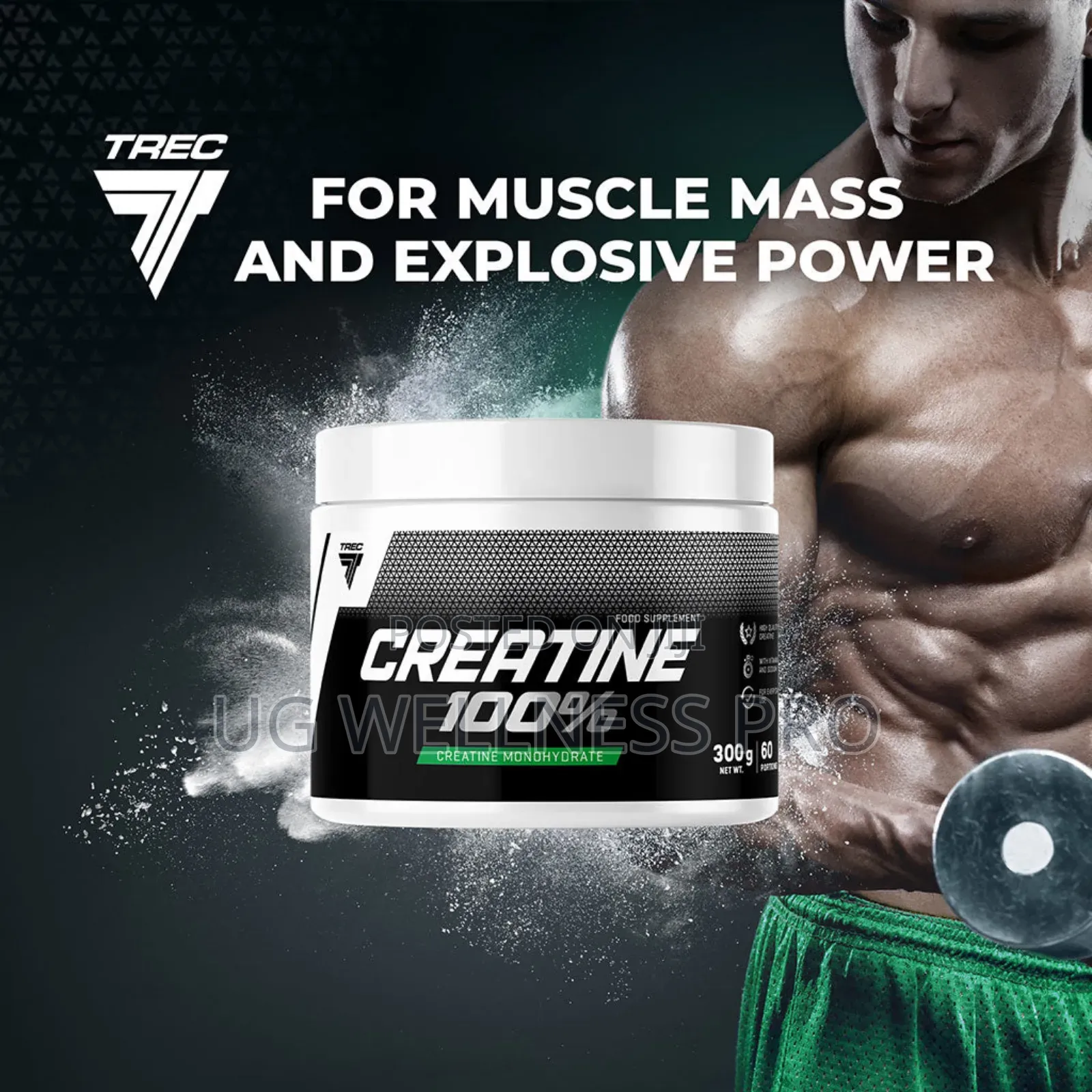Trec Creatine Monohydrate 100% 300g 60 Servings