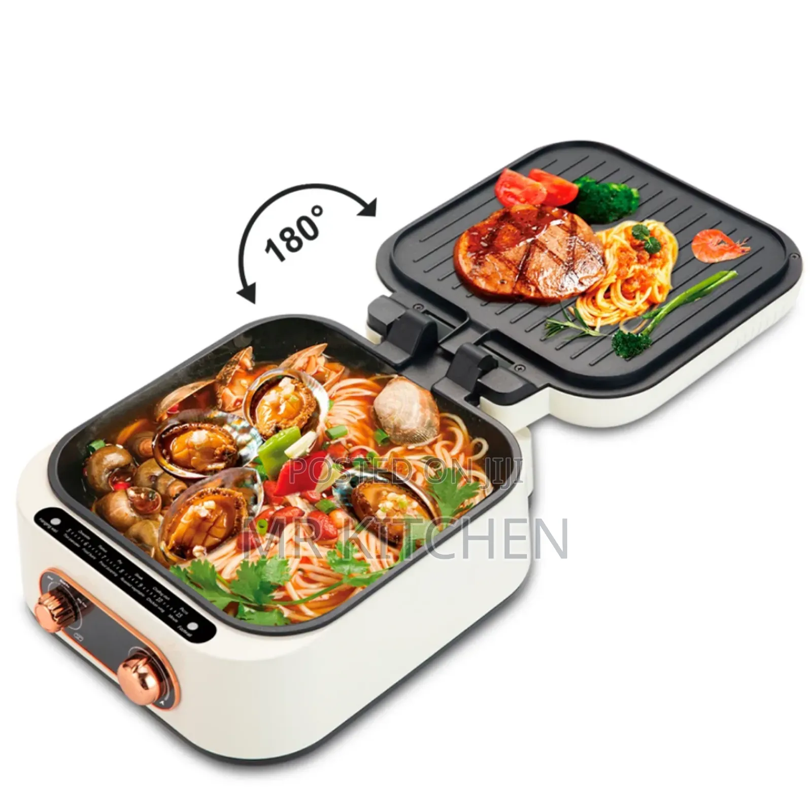 Electric Hot Pot And Grill Cooker (3 In 1)