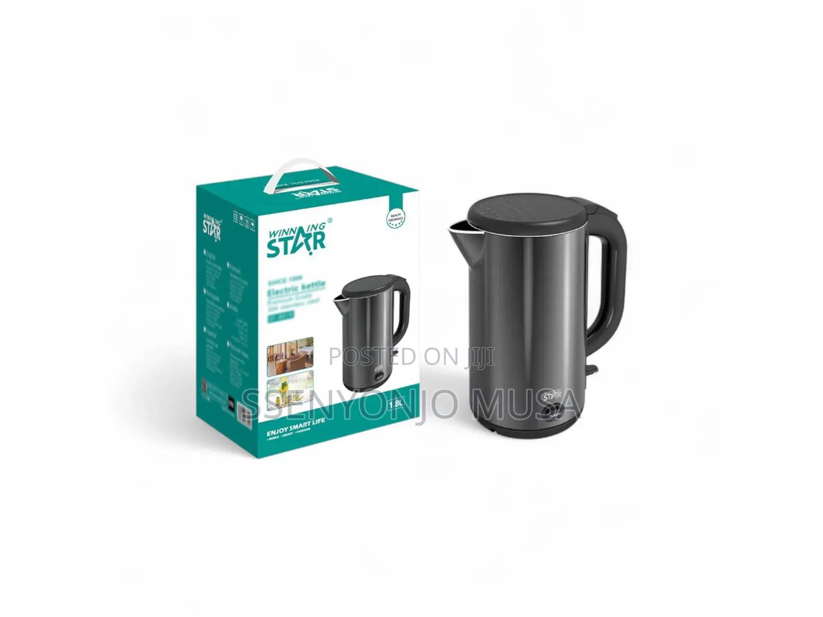 Winning Star Electric Kettle 1.8l 1800watts Auto Switch Off