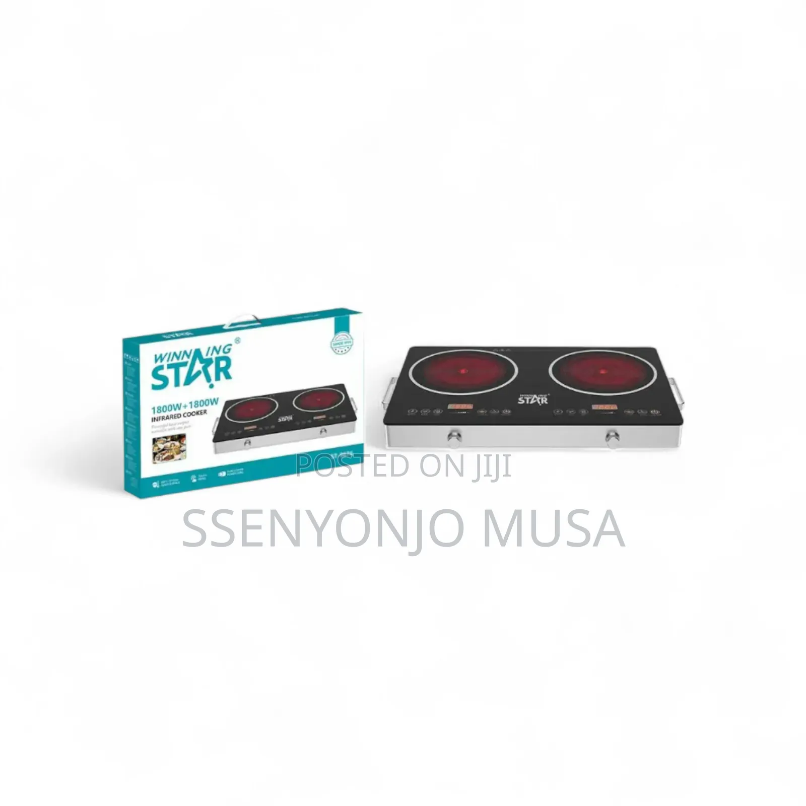 Winning Star 5000w Double Ceramic Infrared Hotplate Cooker