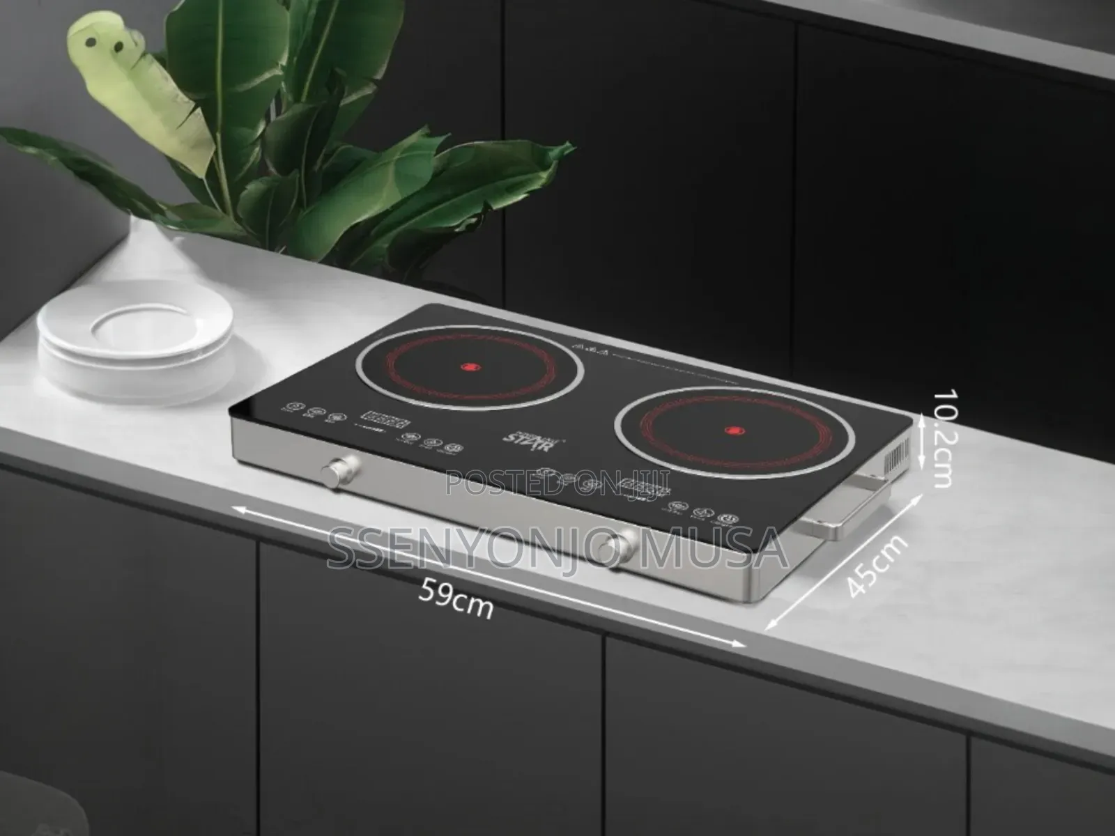 Winning Star 5000w Double Ceramic Infrared Hotplate Cooker