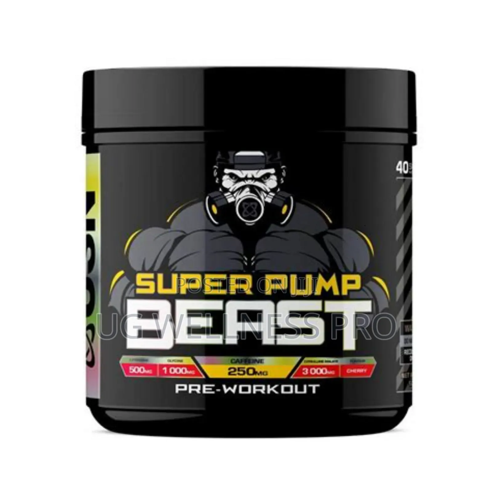 Usn Super Pump Beast Pre-workout Cherry Flavor 40 Servings