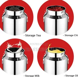 10 Litres Multifunctional Stainless Steel Airtight Milk Can