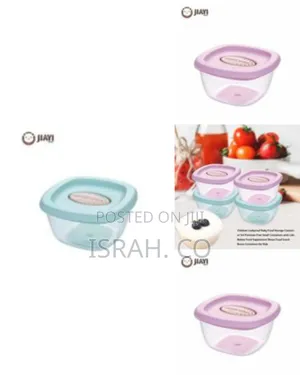 4pc Baby Food Storage Container Boxes - Multi-Colour