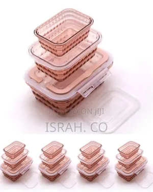 3 Piece Melamine Food Storage Container Box -