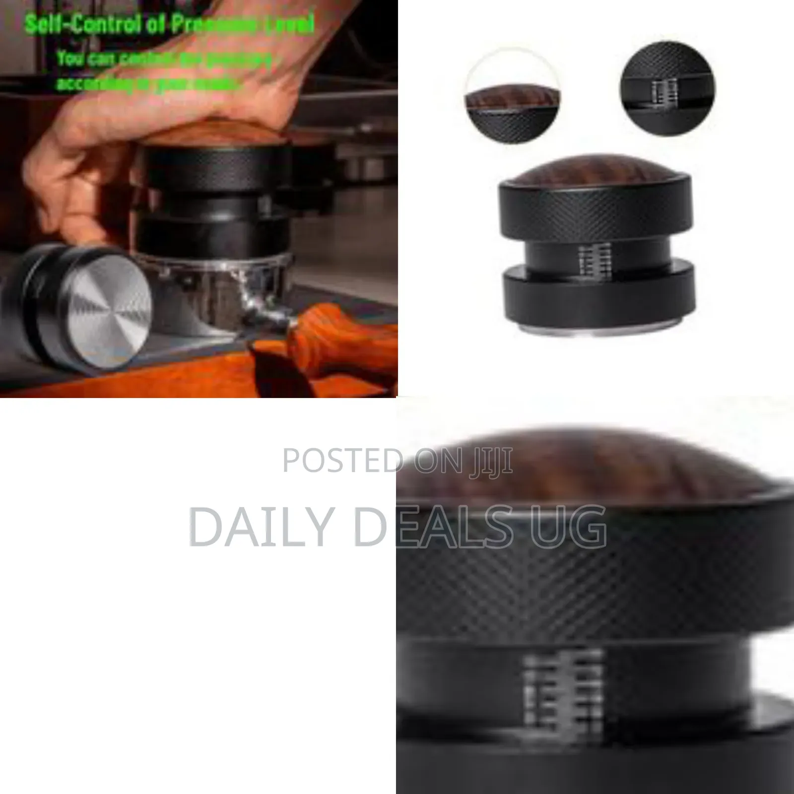 Self-Leveling Espresso Tamper