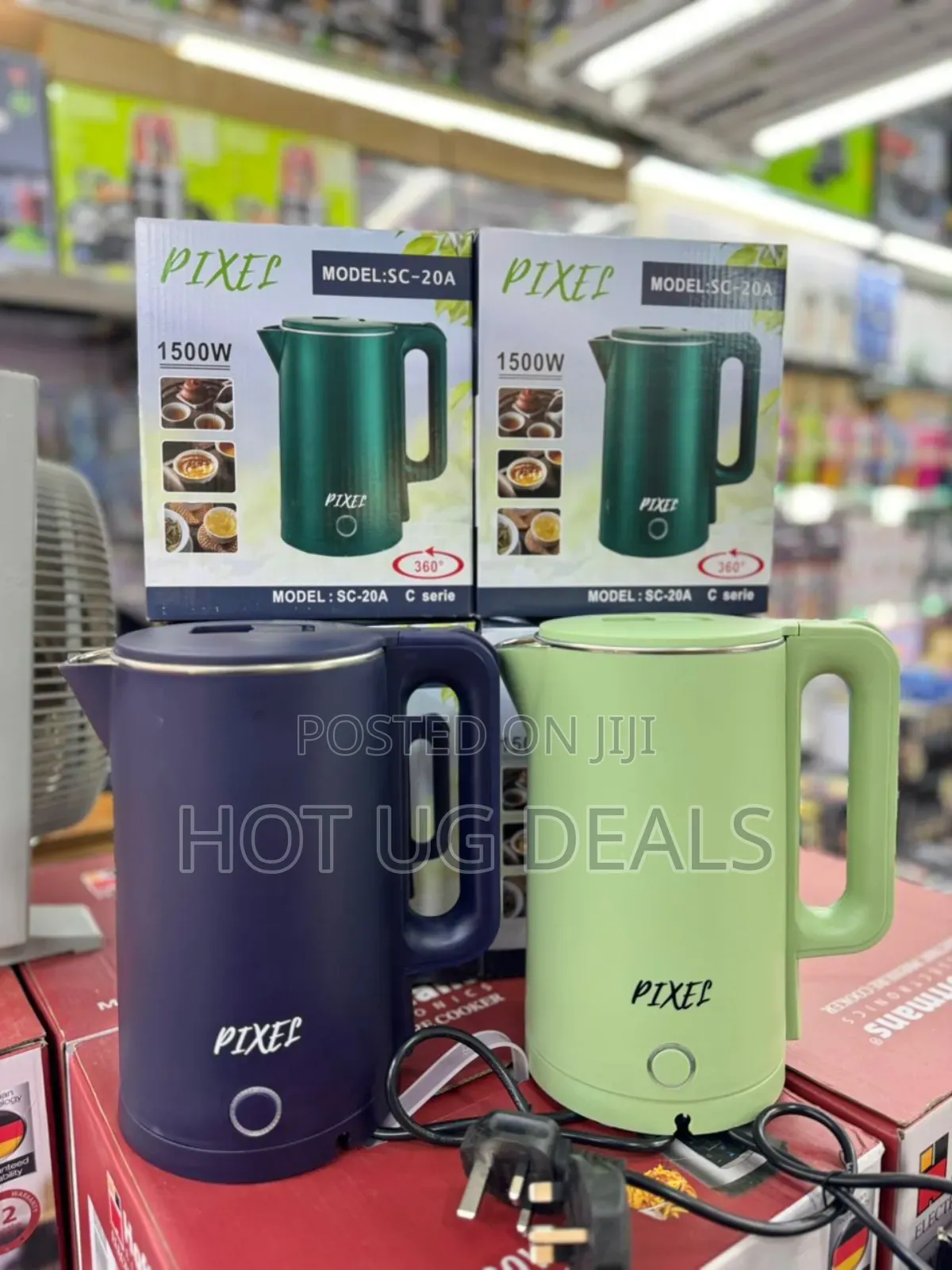 Pixel 2.5 Liters Electric Kettle Stainless Steel  Automatic Power Off