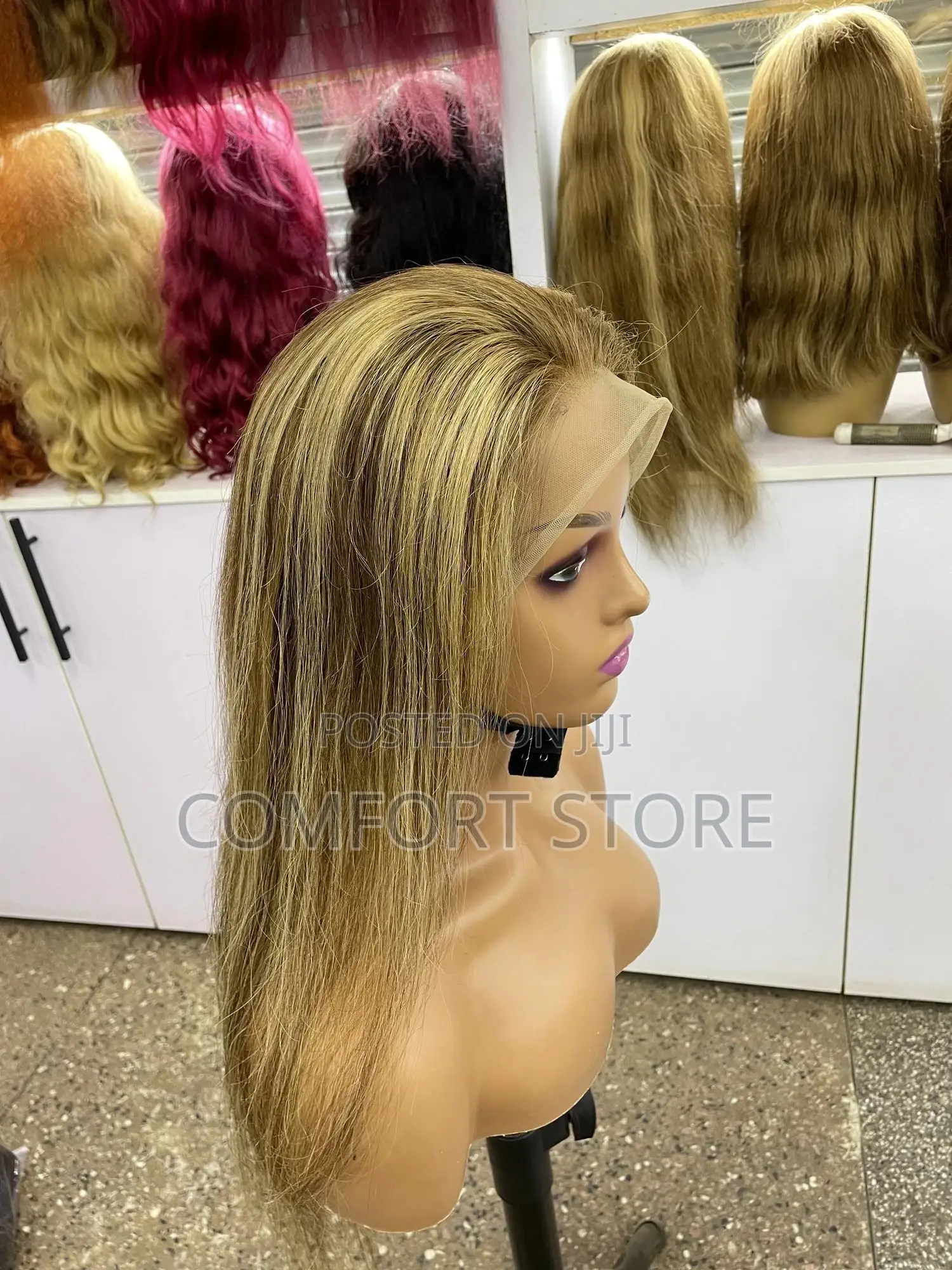 Ear to Ear Closure Straight Wig 28 Inches