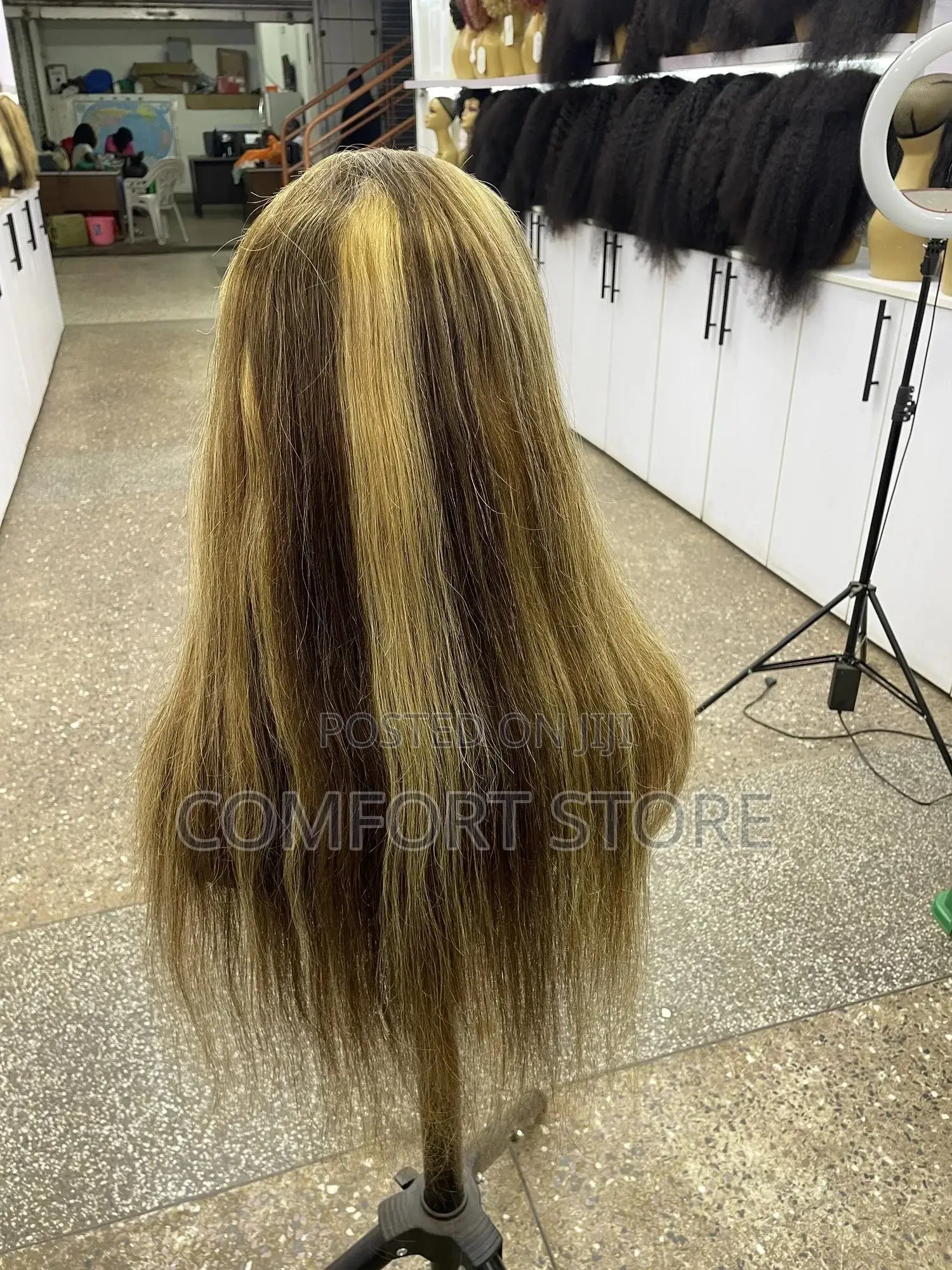 Ear to Ear Closure Straight Wig 28 Inches