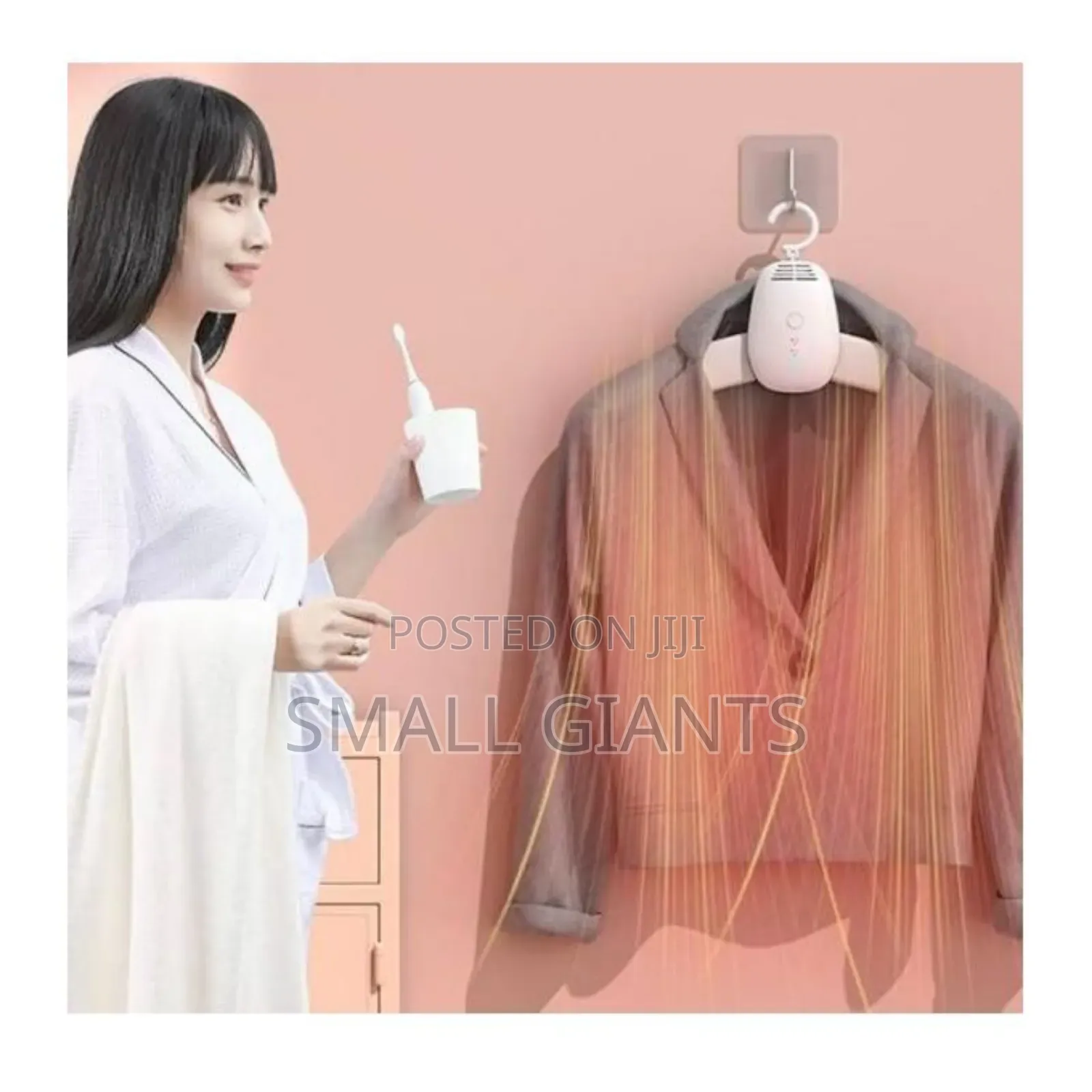 2-in-1 Portable Electric Clothes and Shoe Dryer Hanger