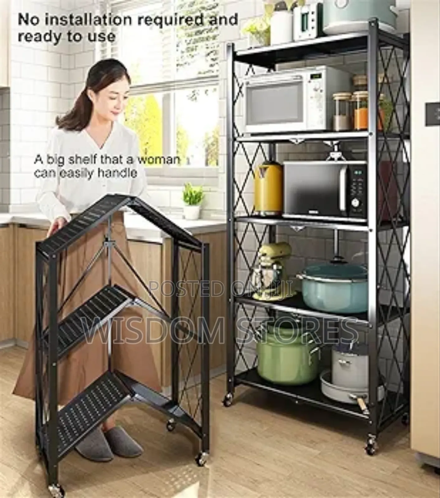 5-tier Foldable Shelves