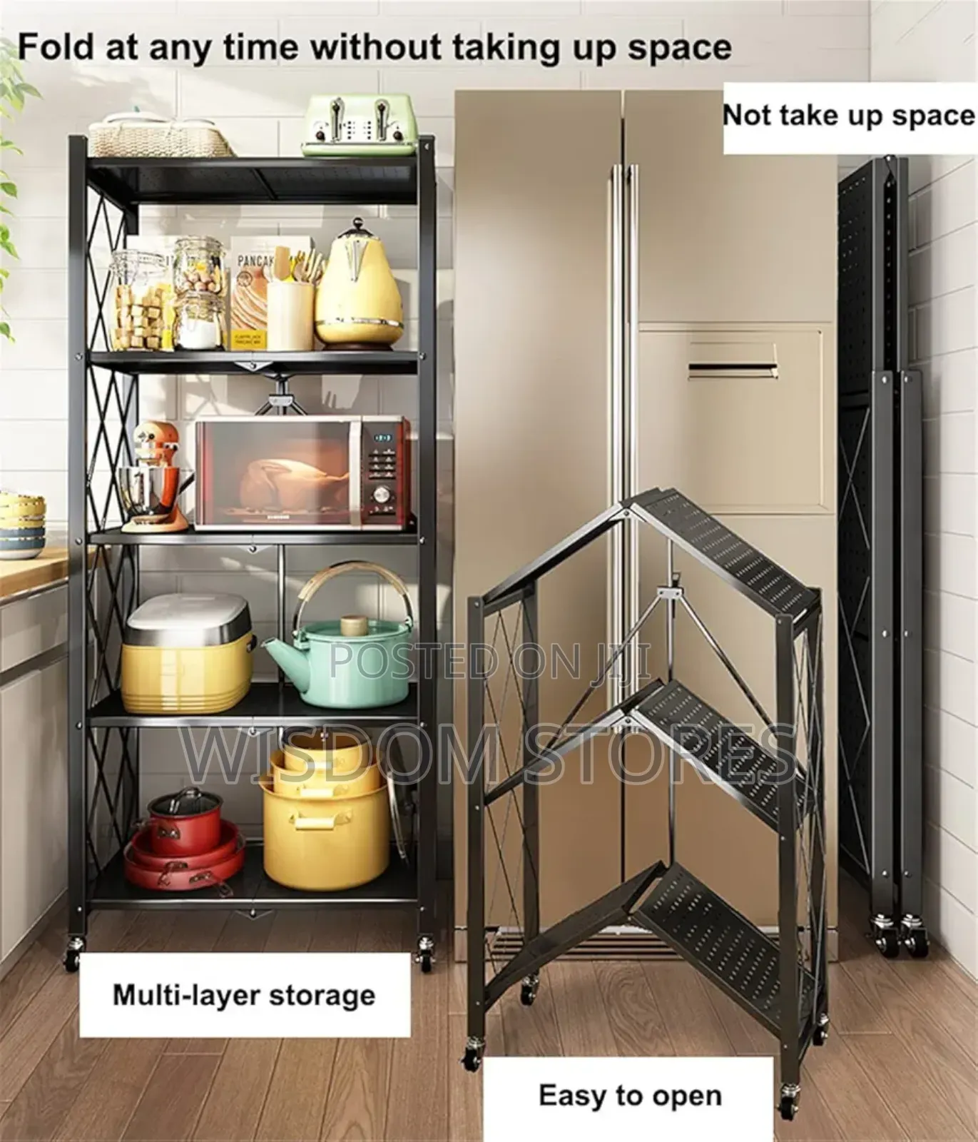 5-tier Foldable Shelves