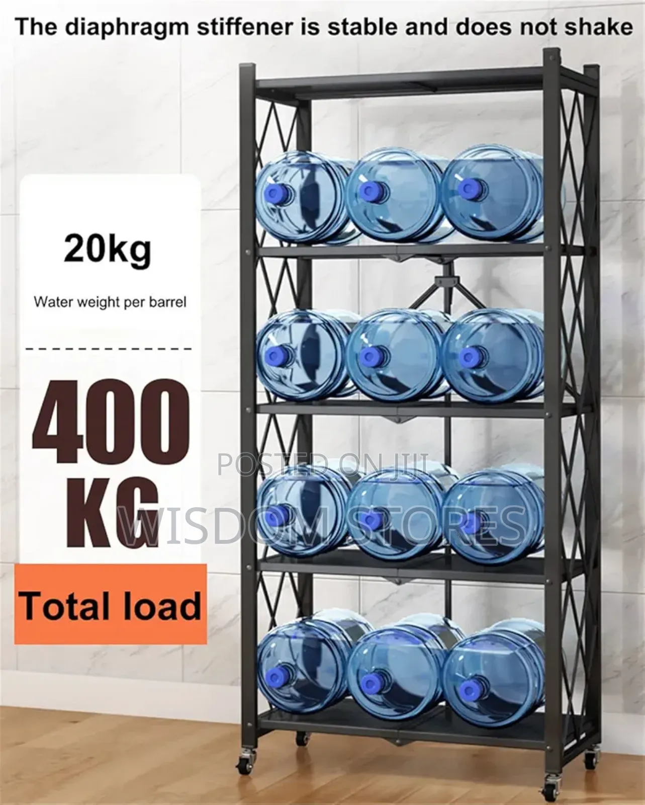 5-tier Foldable Shelves
