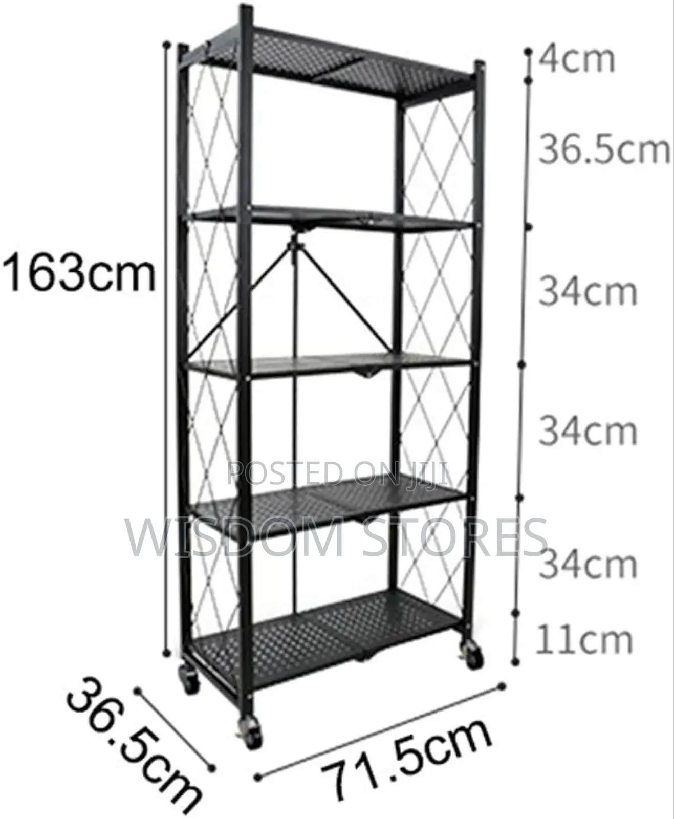 5-tier Foldable Shelves