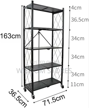 5-tier Foldable Shelves
