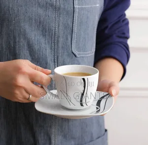 12piecea Veweet Fiona Porcelain Coffee Cups and Saucers
