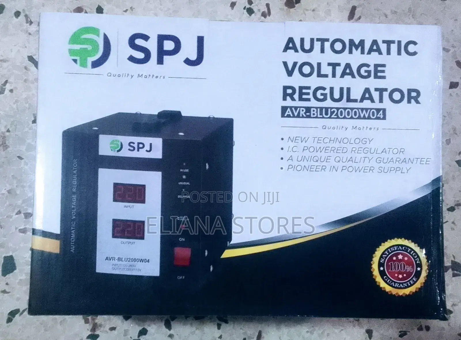 SPJ Automatic Voltage Regulator 2000w