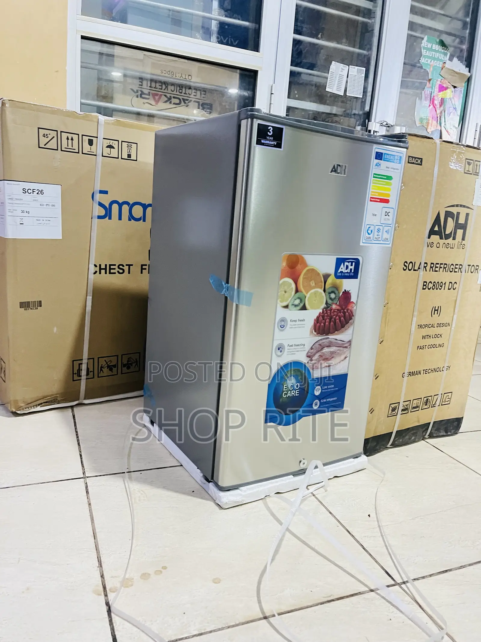Adh Solar Refrigerator 90 Liters 3yrs Warranty