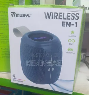 Musyl Em-1 Portable Wireless Speaker.
