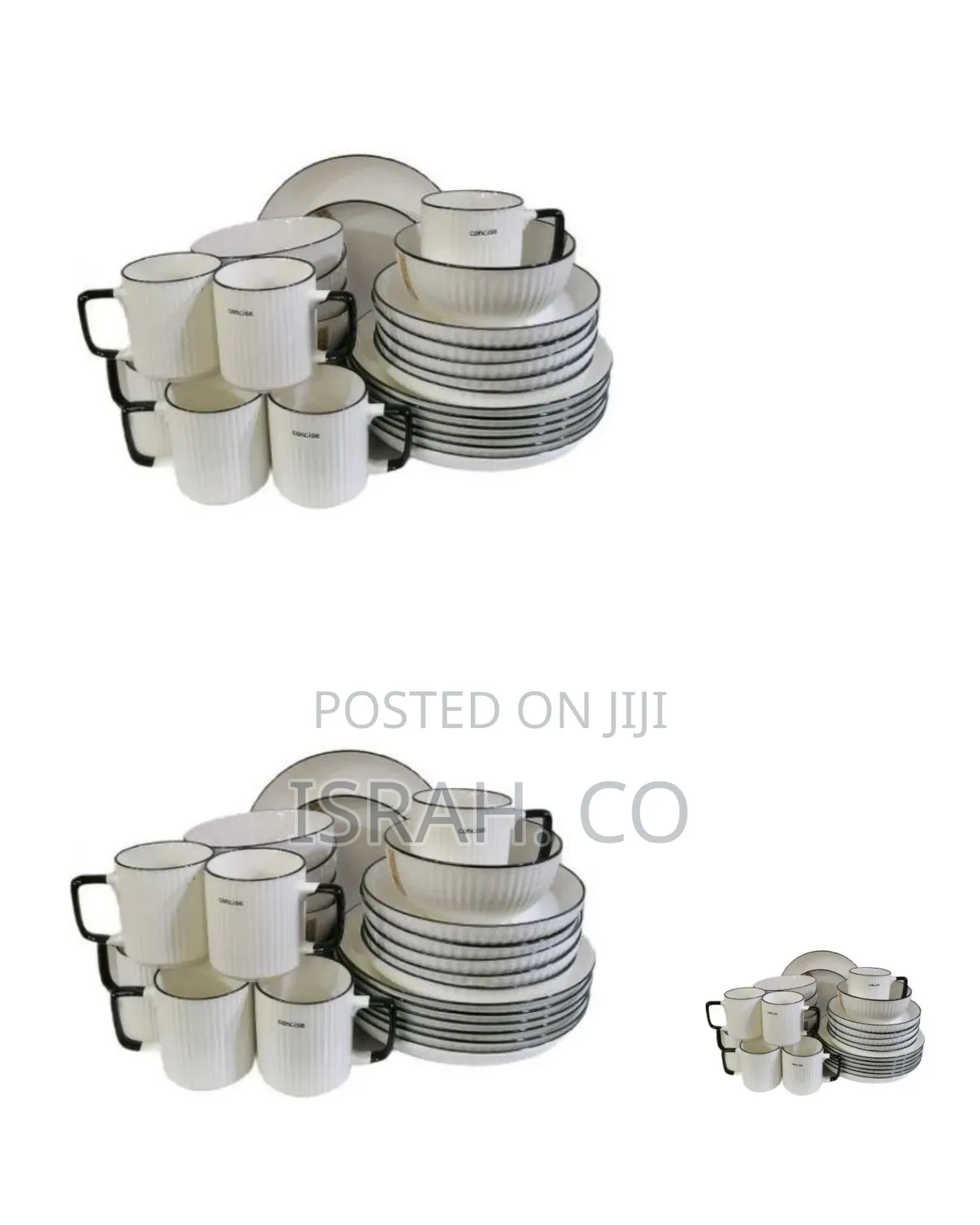 24 Pieces Ceramic Dinnerware