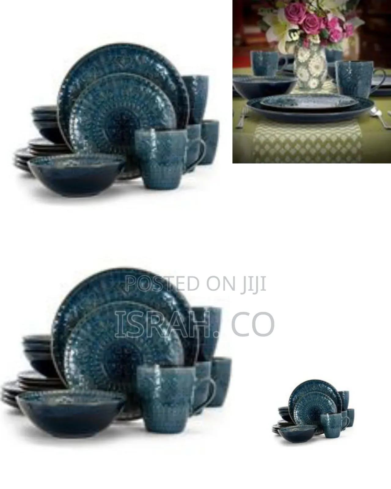 24 Pieces Ceramic Dinnerware Set
